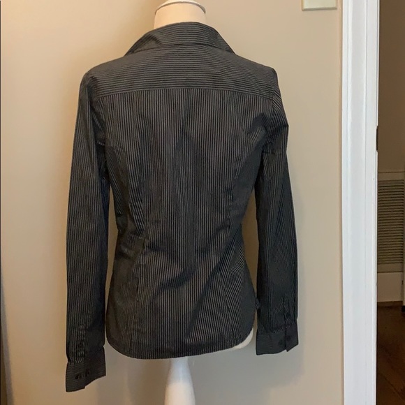 The Limited Women’s Pinstripe Button Down - Picture 2 of 4